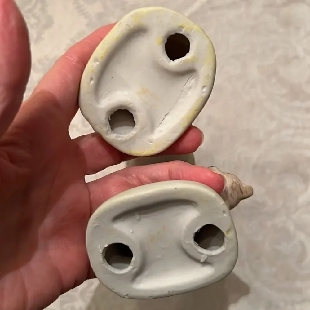 Vintage girl & boy porcelain figurines no chips cracks or discoloration EVC